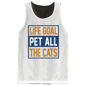 Life Goal Pet All Cats Mesh Reversible Basketball Jersey Tank