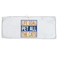 Life Goal Pet All Cats Large Microfiber Waffle Golf Towel