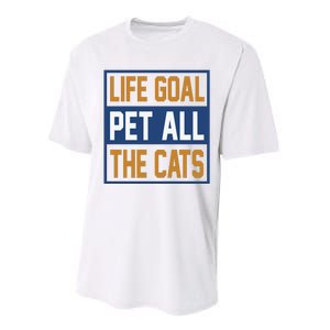 Life Goal Pet All Cats Performance Sprint T-Shirt