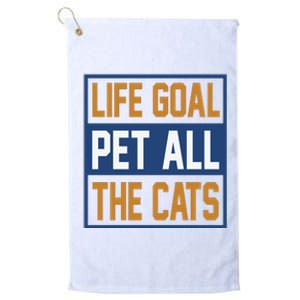 Life Goal Pet All Cats Platinum Collection Golf Towel