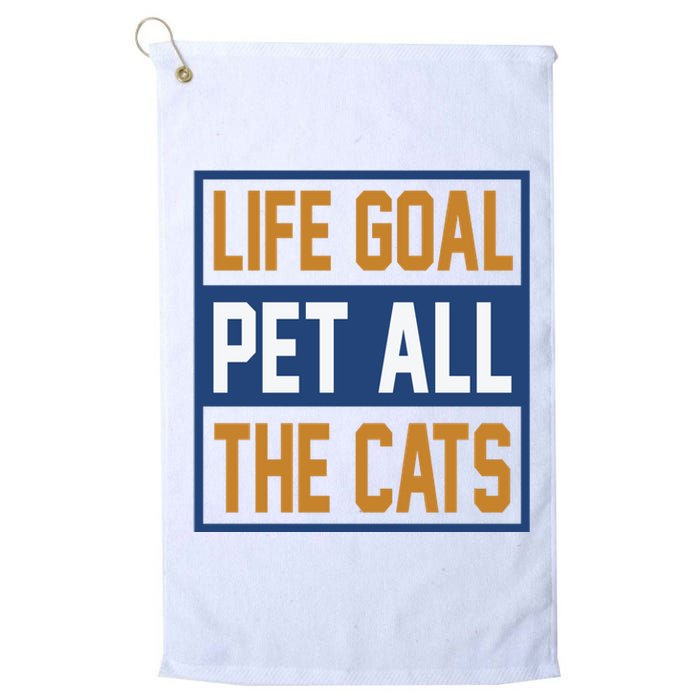 Life Goal Pet All Cats Platinum Collection Golf Towel