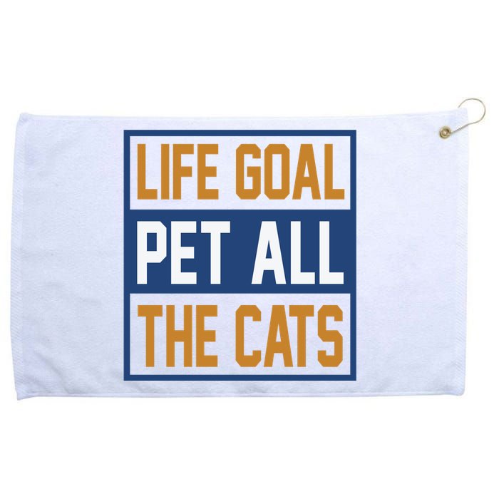 Life Goal Pet All Cats Grommeted Golf Towel