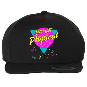 Lets Get Physical Workout Gym Tee Totally Rad 80'S Wool Snapback Cap