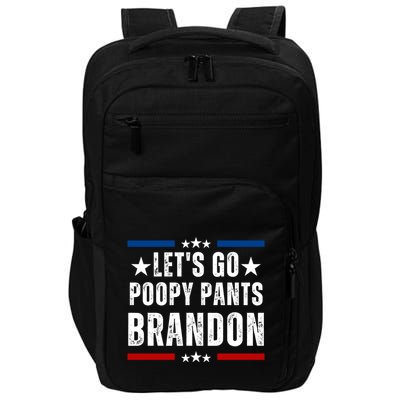 LetS Go Poopy Pants Brandon Impact Tech Backpack