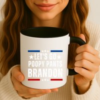 LetS Go Poopy Pants Brandon Mug