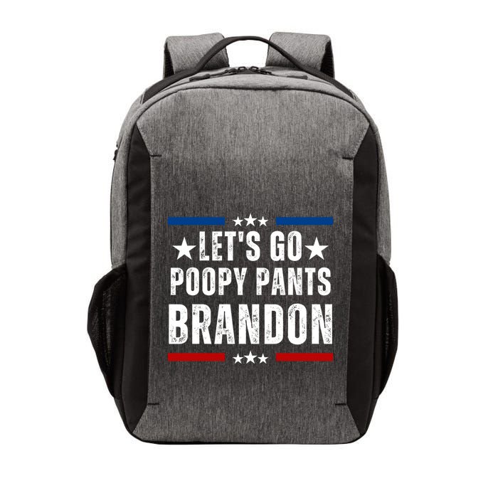 LetS Go Poopy Pants Brandon Vector Backpack
