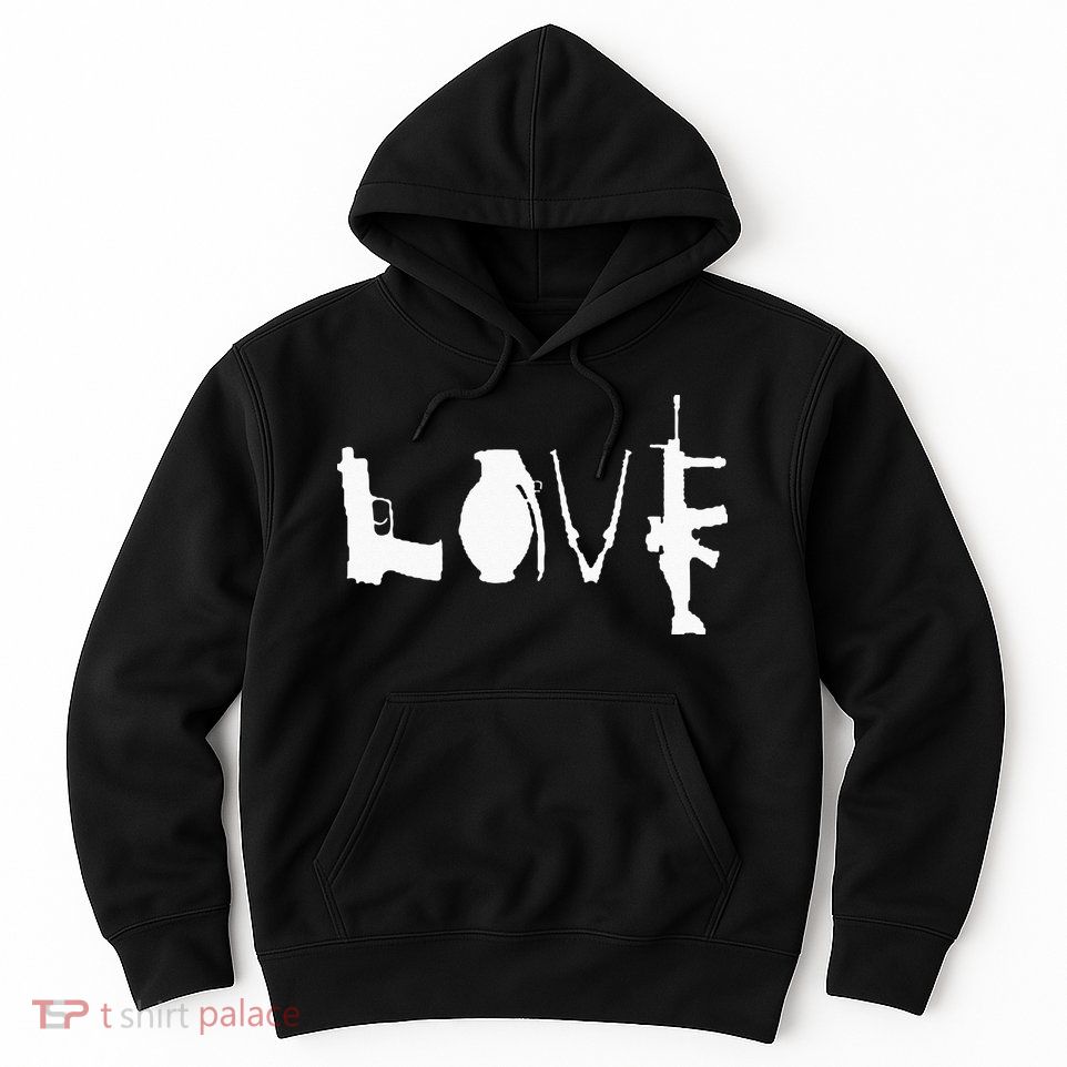 LOVE GUNS Pro Gun Love 2nd Amendment Hoodie