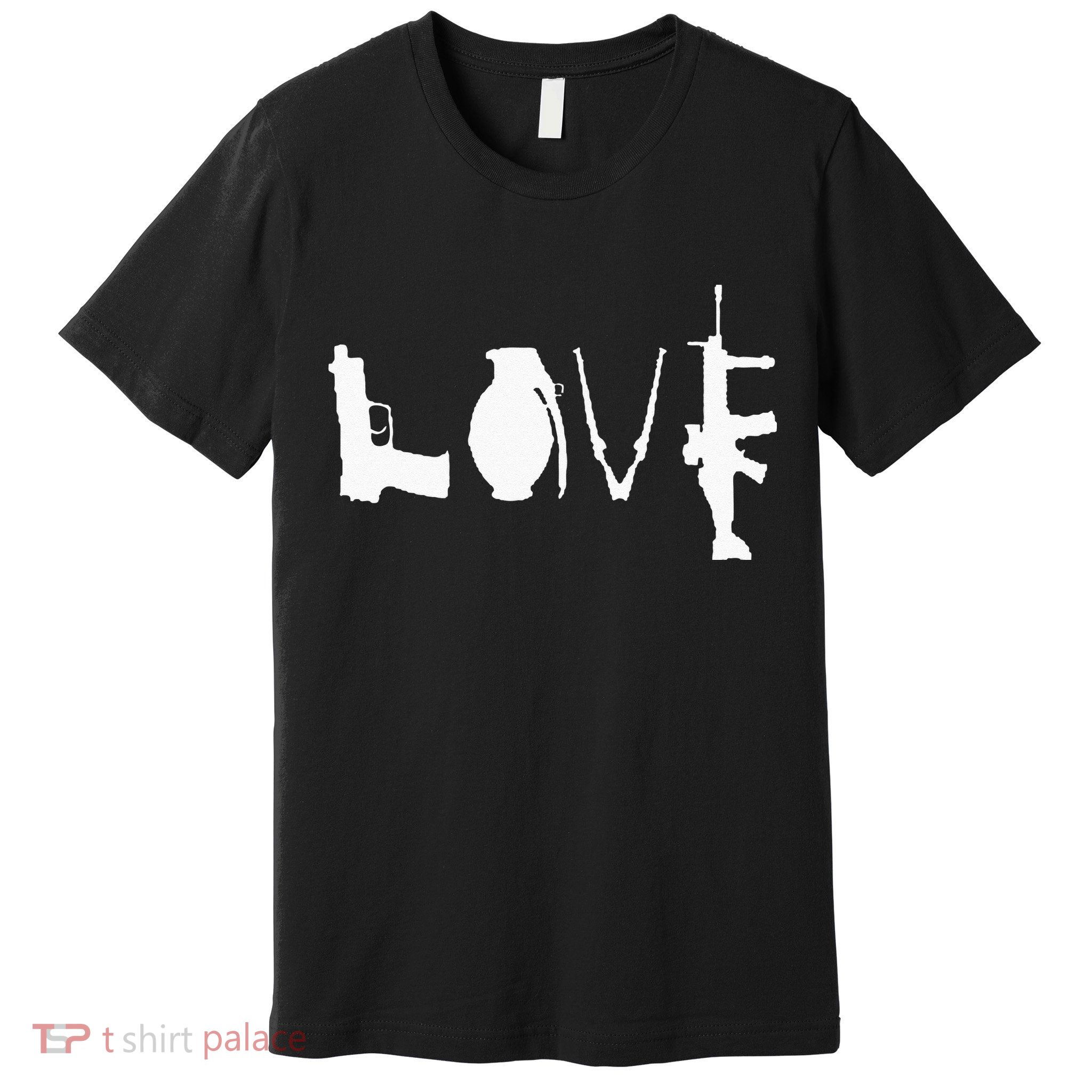 LOVE GUNS Pro Gun Love 2nd Amendment Premium T-Shirt
