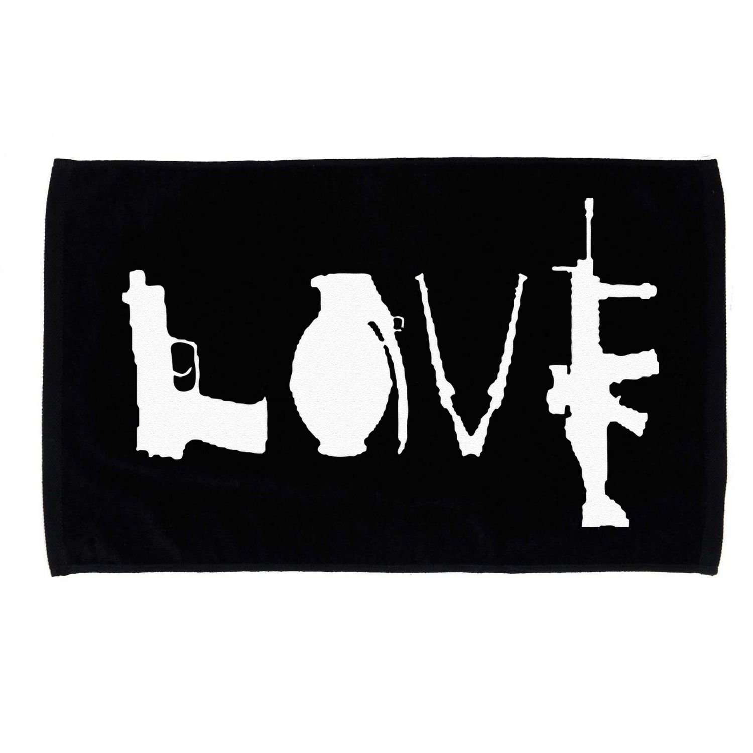 LOVE GUNS Pro Gun Love 2nd Amendment Microfiber Hand Towel