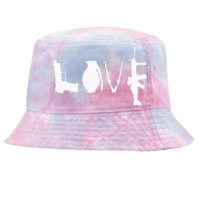 LOVE GUNS Pro Gun Love 2nd Amendment Tie-Dyed Bucket Hat