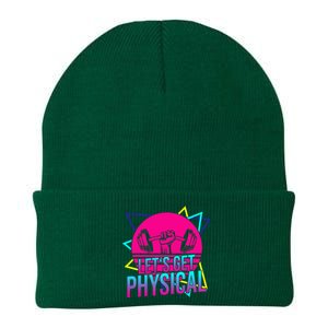 Lets Get Physical Gym Fitness 80S Workout Knit Cap Winter Beanie