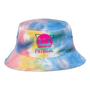 Lets Get Physical Gym Fitness 80S Workout Tie Dye Newport Bucket Hat