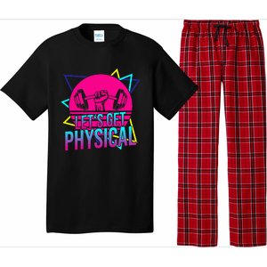 Lets Get Physical Gym Fitness 80S Workout Pajama Set