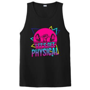 Lets Get Physical Gym Fitness 80S Workout PosiCharge Competitor Tank