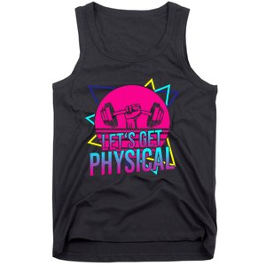 Lets Get Physical Gym Fitness 80S Workout Tank Top