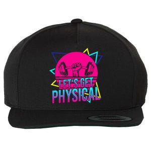 Lets Get Physical Gym Fitness 80S Workout Wool Snapback Cap