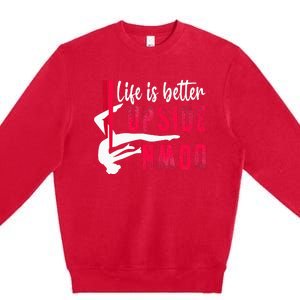 Life Goal Pet All The Dogs Pet Dog Lover Premium Crewneck Sweatshirt