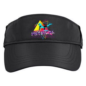 LetS Get Physical Workout Gym Totally Retro 80S Adult Drive Performance Visor