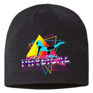 LetS Get Physical Workout Gym Totally Retro 80S Sustainable Beanie