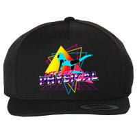 LetS Get Physical Workout Gym Totally Retro 80S Wool Snapback Cap