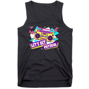 Let Get Physical 80s Costume Party Halloween Retro Workout Tank Top