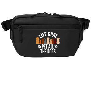 Life Goal Pet All The Dogs Funny Dog Crossbody Pack