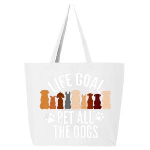 Life Goal Pet All The Dogs Funny Dog 25L Jumbo Tote