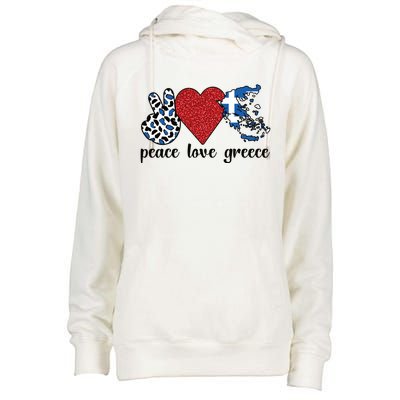 Love Greece Proud Greek Flag Greek Roots Funny Gift Womens Funnel Neck Pullover Hood