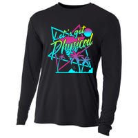 Lets Get Physical Gym Fitness 80S Workout Cooling Performance Long Sleeve Crew