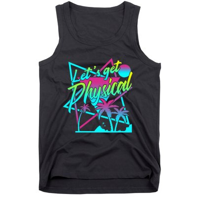 Lets Get Physical Gym Fitness 80S Workout Tank Top