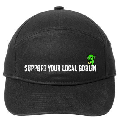 Local Goblin .Png 7-Panel Snapback Hat