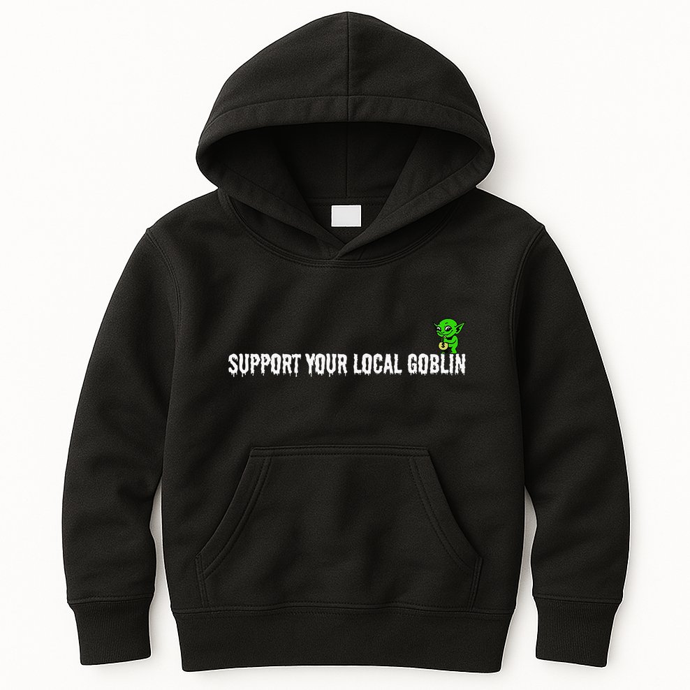 Local Goblin .Png Kids Hoodie