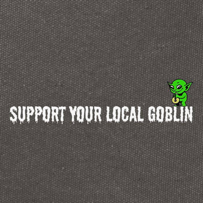 Local Goblin .Png Cotton Canvas Backpack