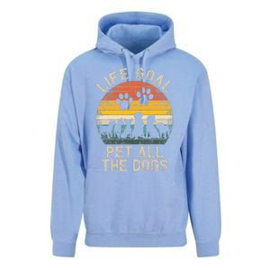 Life Goal Pet All the Dogs Pet Dog Lover Unisex Surf Hoodie