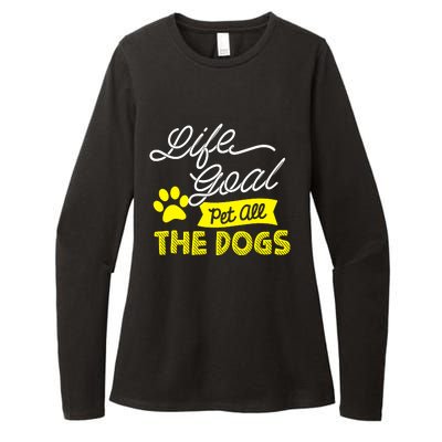 Life Goal Pet All The Dogs Dog & Pet Lover Gift Womens CVC Long Sleeve Shirt