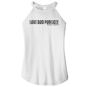 Love God Publicly Women’s Perfect Tri Rocker Tank