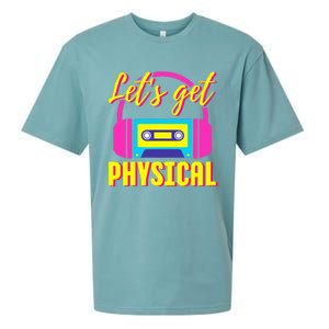 Let's Get Physical 80s Costume Party Halloween Retro Workout Sueded Cloud Jersey T-Shirt