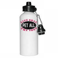 Life Goal Pet All The Dogs Aluminum Water Bottle