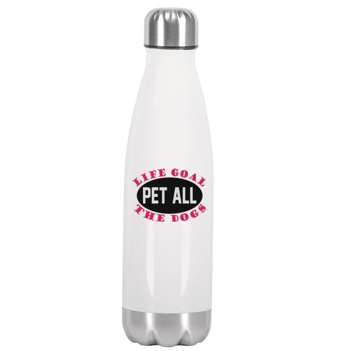 Life Goal Pet All The Dogs Stainless Steel Insulated Water Bottle