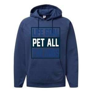 Life Goal Pet All The Dogs Performance Fleece Hoodie