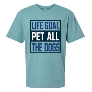 Life Goal Pet All The Dogs Sueded Cloud Jersey T-Shirt