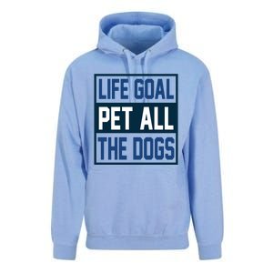 Life Goal Pet All The Dogs Unisex Surf Hoodie