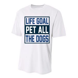 Life Goal Pet All The Dogs Performance Sprint T-Shirt