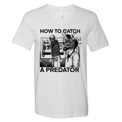 Leon Gary Plauché How To Catch Predator V-Neck T-Shirt