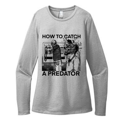 Leon Gary Plauché How To Catch Predator Womens CVC Long Sleeve Shirt