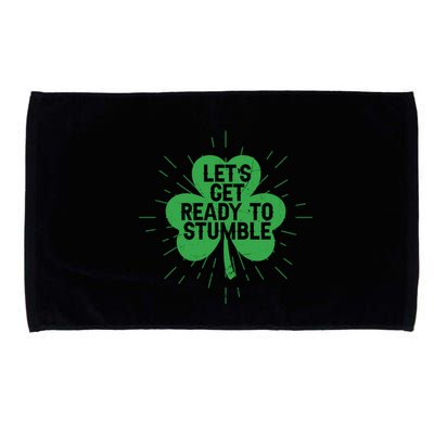 Lets Get Ready To Stumble Clover Microfiber Hand Towel