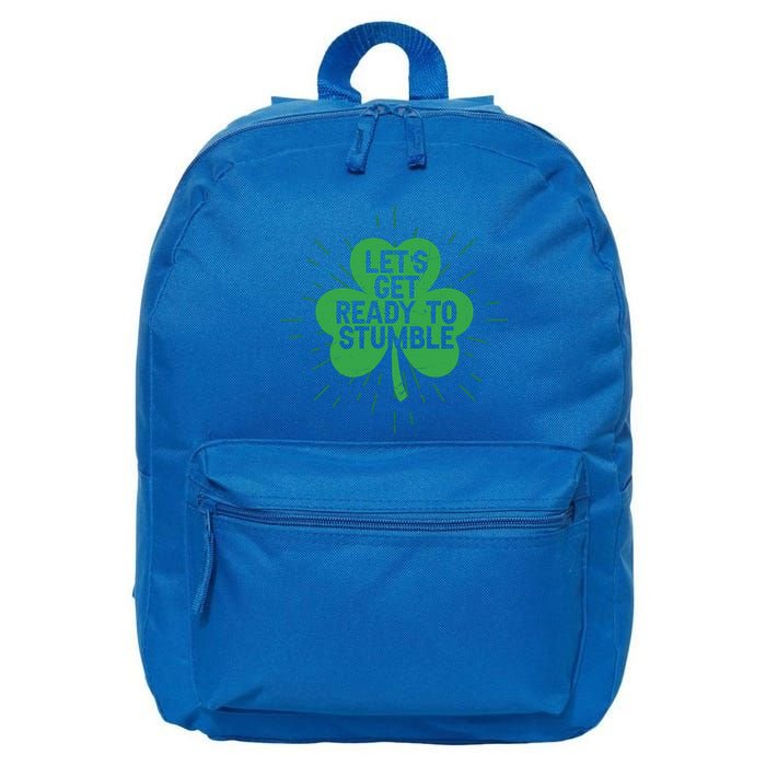 Lets Get Ready To Stumble Clover 16 in Basic Backpack