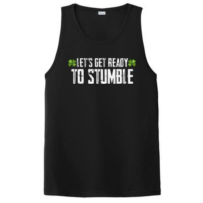 Let's Get Ready To Stumble Saint Patrick's Day PosiCharge Competitor Tank