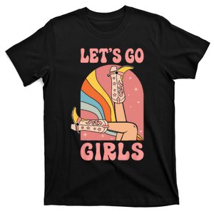 Let's Go Retro Cowgirls Bride Bridesmaid Bachelorette T-Shirt