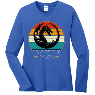 LetS Get Ready To Celebrate The New Year Of The Dragon 2024 Ladies Long Sleeve Shirt